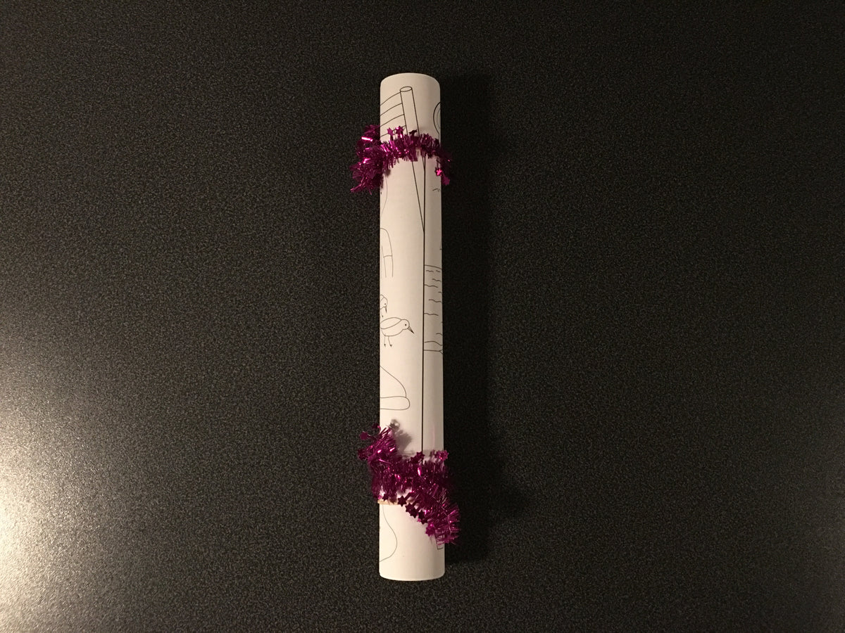 Mix van drie kleurplaat-placemats: kerst vieren