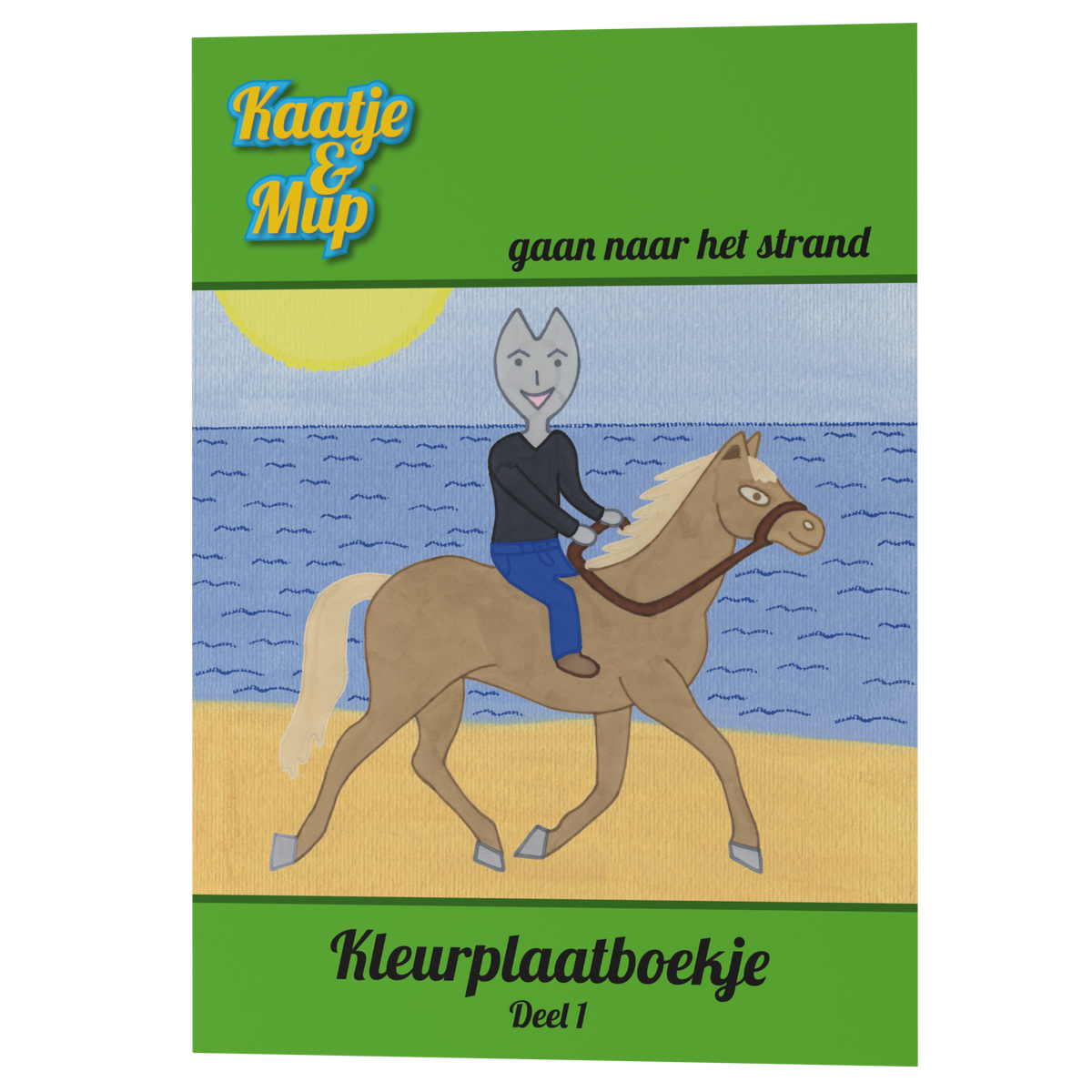Kleurboekje A5 van Kaatje&Mup, groene serie deel 1 — foto 3