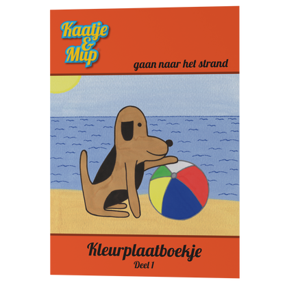 Kleurboekje A5 van Kaatje&Mup, oranje serie deel 1 — foto 3